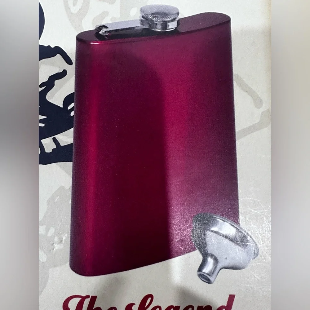 Wembley The Legend Red Gridiron Flask